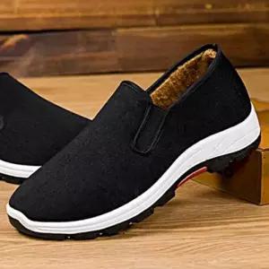 겨울철 방한신발 털안감 스니커즈 남자 슬립온