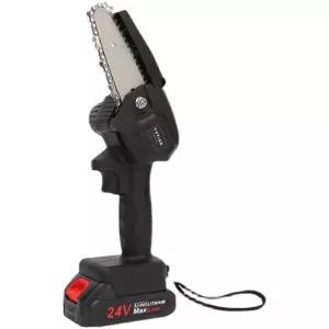 소형 전기톱 무선 체인톱 충전식 미니 휴대용 과수원