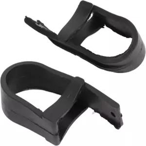 스윙암 체인 고무 슬라이더 2PCS 오토바이 액세서리 블랙 스크래치 핏 가드 피트 쿼드 더트 바이크 ATV용