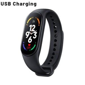 M7 남자 스마트 시계 심박수 혈압 모니터 방수 피트니스 스포츠 팔찌 안드로이드 Ios와 호환 가능