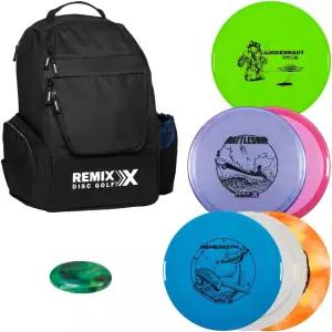 리믹스 디스크 골프 디럭스 백팩 세트