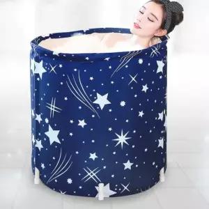 [하프클럽/알티피아]이동식 접이식 개인 미니 반신욕기 사우나 욕조