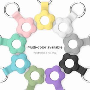 새로운 실리콘 에어태그 케이스 (키체인 포함), 트래커용 홀더, 커버 분실 방지 트래커 액세서리