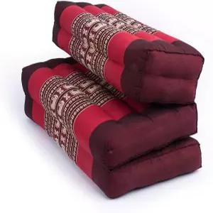 가부르 접이식 명상 쿠션 100 카폭 레드 엘리펀트 25.5 x19.5