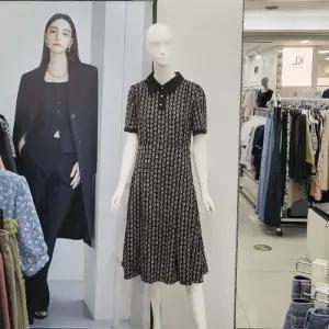 [ab.f.z]Abfz DP01 체인 프린트 카라 원피스 AFY3HO03 (16969971)