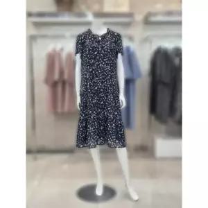 세이브존05 플라워 패턴 쉬폰 원피스 P2520046 (37677948)