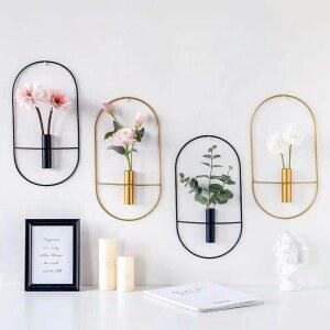 거실 벽면 인테리어 벽장식 화분 꽂꽂이 식당 소품 벽걸이