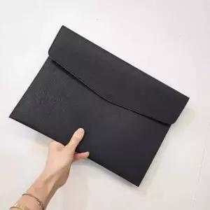 [RIZPICK]비지니스 소프트 심플 문서 서류 A4 파일 가방 블랙 클러치 파일집