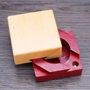 나무 매직 박스 퍼즐 비밀 스토리지 돈 쥬얼리 루반 성인 및 3D 두뇌 티저 절묘한 선물