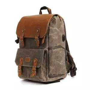 캔버스 카메라 장비 가방 스크래치방지 여행 아웃도어 백팩 배낭 남성 여성