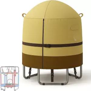 55인치 용 미니 트램펄린 커버 원형 튼튼한 600D 야외 그늘막 방수 기능