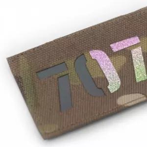 멀티캠 원단 레이저커팅 홀로그램 반사 707 밀리터리 패치