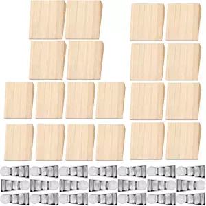 오토링 40팩 도끼 해머 핸들 웨지 키트 20개의 나무 및 골판지 스틸 수리용