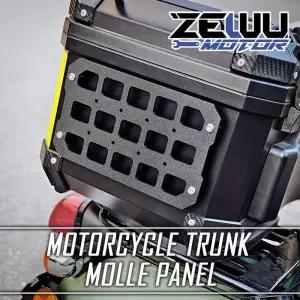 트렁크 스토리지에 대 한 오토바이 몰리 패널 알루미늄 합금 방수 사이드 박스 주최자 모듈 형
