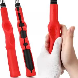 소티프 골프 스윙 트레이너 그립 훈련 보조 도구 초보 클럽을 위한 손 위치 지정 탈착식 부착 개선