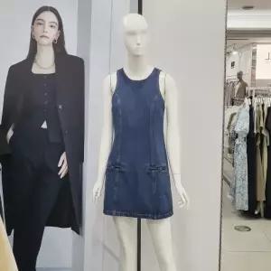 [ab.f.z]Abfz DP01 슬리브리스 미니 데님 원피스 AFY3QO32 (16338425)