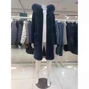 [아르테]아르테 세이브존07 폭스후드 양털 롱 코트 DODBMH300 (16334841)