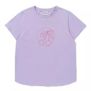 [롯데백화점]빈 바이올렛 체리 롱티셔츠BA28TS03VI