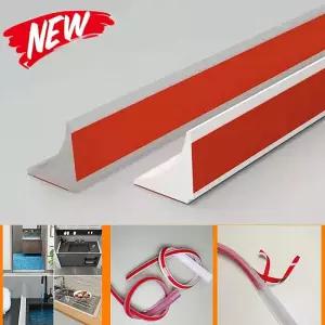 실리콘 목욕 물 차단기 샤워 건식 습식 분리 홍수 장벽 방수 주방 벽 코너 씰링 스트립 테이프