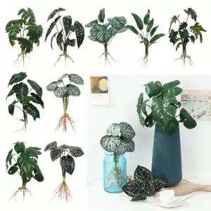 인공 수경 식물 시뮬레이션 녹지 뿌리 벽 홈 오피스 샵 장식 데스크탑 사진 파티