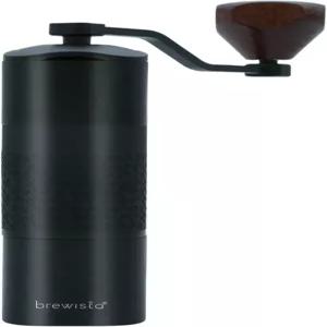 브루이스타 아티산 유성 수동 커피 그라인더 18가지 조절 가능한 설정의 스테인리스 원뿔형 버 휴대용