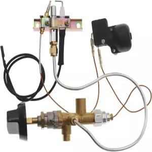 PAHQER 우주 히터 범용 교체 부품 프로판 파이어 피트 파일럿 버너 조립 밸브 키트 연결 튜브 틸트 스위치