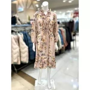 세이브존01 플라워 쉬폰 원피스 AG1PA06-1 (9480357)