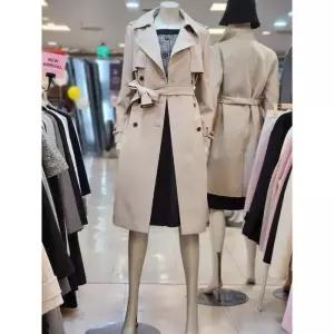 [숲]SOUP 세이브존07 여성 벨티드 트렌치코트 OB2BBQ1-1 (31520450)