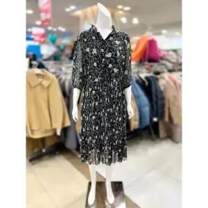 소고 세이브존01 플라워 프린트 쉬폰 롱 원피스 AI1PA01-2 (13051192)