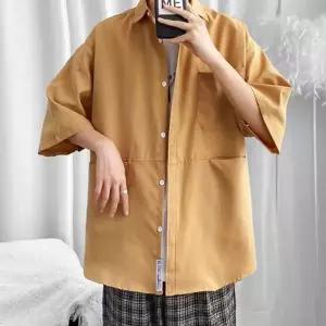 [RIZPICK]오버핏 빅포켓 반팔셔츠 남방 여름 남성 아우터