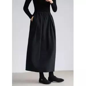 여성 치마 모직 가을 프렌치 허리 러블리 밴딩 정장 다올3