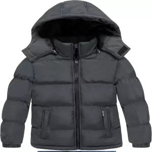 후드가 달린 원도우 보이 겨울 코트 따뜻한 패딩 재킷 방수 파카