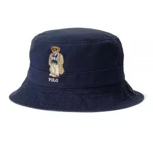 폴로 Ralph Lauren 랄프로렌 남성용 베어 트윌 버킷 모자, 뉴포트 네이비., 라지-XL_177158