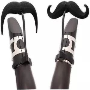 클라리넷스타치 2.0 2팩 XL 및 핸들바 콤보 버전용 클립온 콧수염 브라스타치 작성