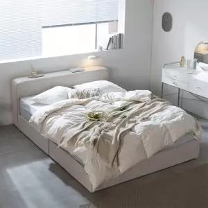 통판형 코지 패브릭 저상형 침대 SS 타이트탑21cm매트 TR5281 (수도권무배)