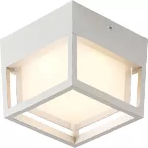 CHENS01 작은 야외 플러시 마운트 LED 천장 조명 외부 현관 장착 파티오 발코니 테라스용 3000K 웜 125W