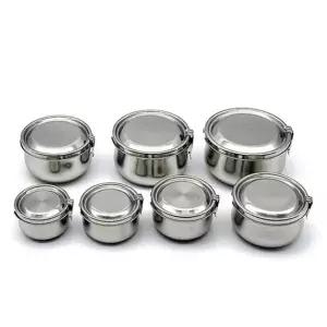 원터치 YY71AK72 스텐 반찬통 밀폐용기 냉장고 찬통 6호 1500ml