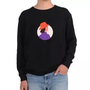 기모맨투맨 퍼플룩 빨간모자 미녀 간지나는 여자 매력쩔어그림