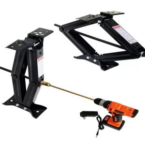 카라반 자키 아웃트리거 리프트 견인 캠핑카 브래킷 부품 싱글잭 크랭크 고하중 수동