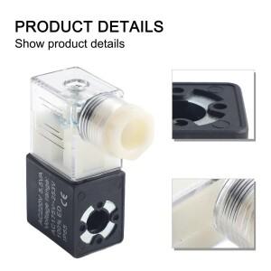 1pcs 공기 펌프 압축기 솔레노이드 밸브 캐스트 알루미늄 전원 차단 벤트 배기 음소거 오일 프리 와이어 길