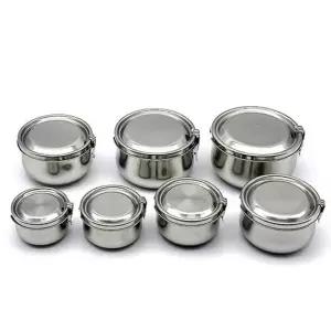 원터치 KM71EA52 스텐 반찬통 밀폐용기 냉장고 찬통 7호 1800ml