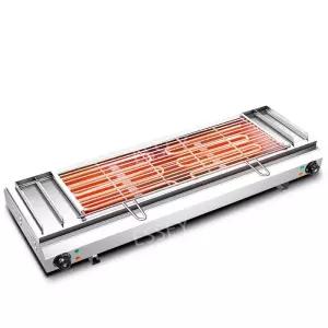 상업용 스토브 다기능 전기 기계 포장마차 닭 회전 구이 그릴 바베큐 숯불 꼬치 양고기 자동