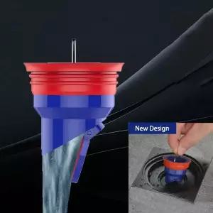 바닥 스트레이너 플러그 트랩 사이펀 싱크 대형 변위 주방 욕실 배수 필터 냄새 방지 해충 탈취제