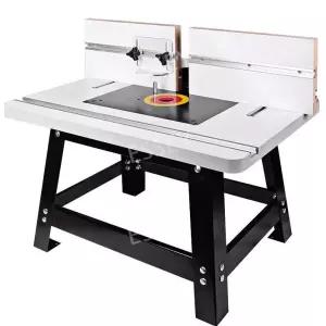 전기 목공 테이블 목재 테이블쏘 플레이트 트리머 루터기 작업대