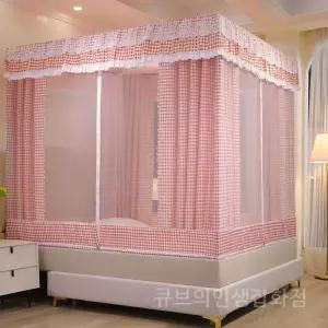 가정용 난방텐트 사각 벙커침대 벙커 방한 보온 암막커튼