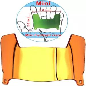 미니 축구 헬멧 바이저 클리어 클립으로 수집가 및 디스플레이에 범용적으로 적합합니다
