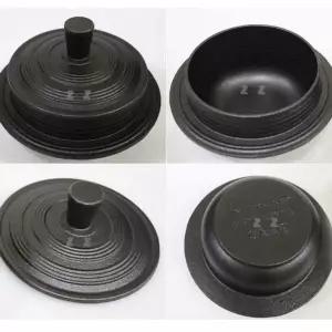 통주물 DW26SV73 가마솥 인덕션 18cm 무쇠 가마솥 무쇠 냄비 가마솥 1인돌솥