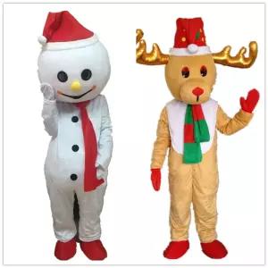 행사용 산타 인형탈 의상 행사 눈사람 인형 스타일