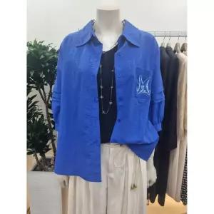 아니베F 세이브존06 자수 레터링 퍼프소매 셔츠 A55WBL5J50 (37551742)