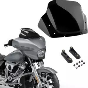 할리 스트리트 글라이드 CVO FLHXSE 20232024 윈드실드 에어 디플렉터 2024 블랙 지원